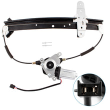 BOXI 741-679 1W7Z5423395AA Rear Left Driver Side Power Window Regulator with Motor Fit for Ford