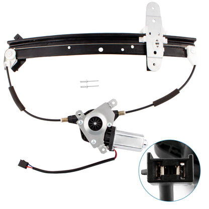 BOXI 741-679 1W7Z5423395AA Rear Left Driver Side Power Window Regulator with Motor Fit for Ford