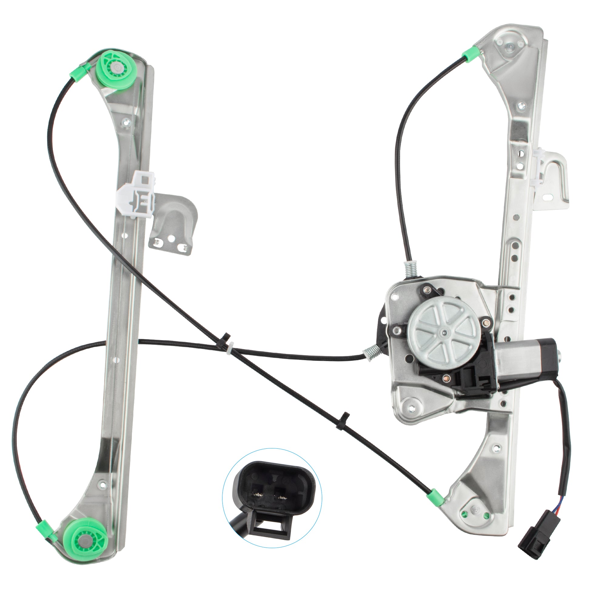 BOXI 741-640 22619442 Front Right Passenger Side Power Window Regulator with Motor Assembly Fit