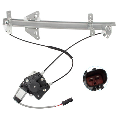 BOXI 741-648 5066430AA Front Right Passenger Side Power Window Regulator with Motor Fit for DOD-ge