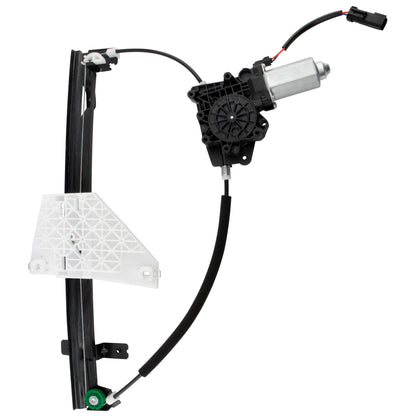 BOXI 741-374 Rear Left Driver Side Power Window Regulator with Motor Fit for Jeep Grand Cherokee