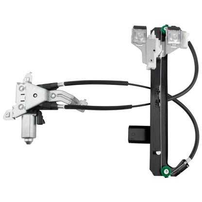 BOXI 748-228 Rear Left Driver Side Power Window Regulator with Motor Fit for Cadillac Escalade