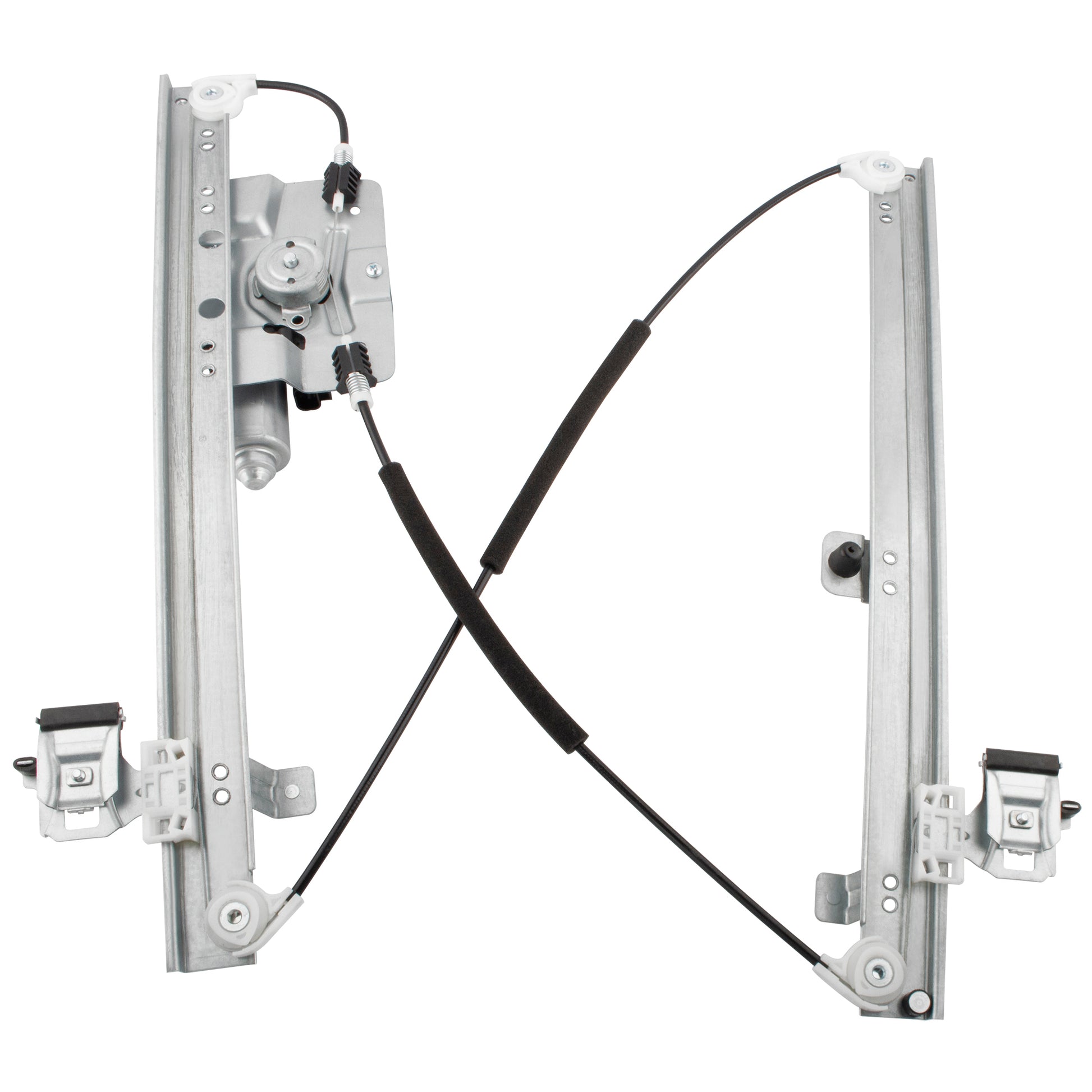 BOXI 741-444 Rear Left Driver Side Power Window Regulator with Motor Fit for Escalade Silverado