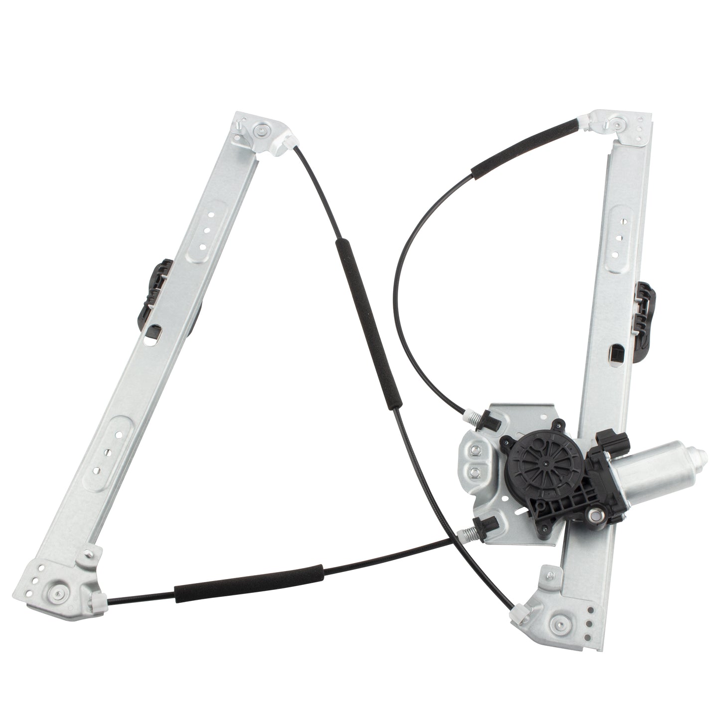 BOXI 751-715 Front Right Passenger Side Power Window Regulator with 2-Pin Motor Exc Anti-Pinch