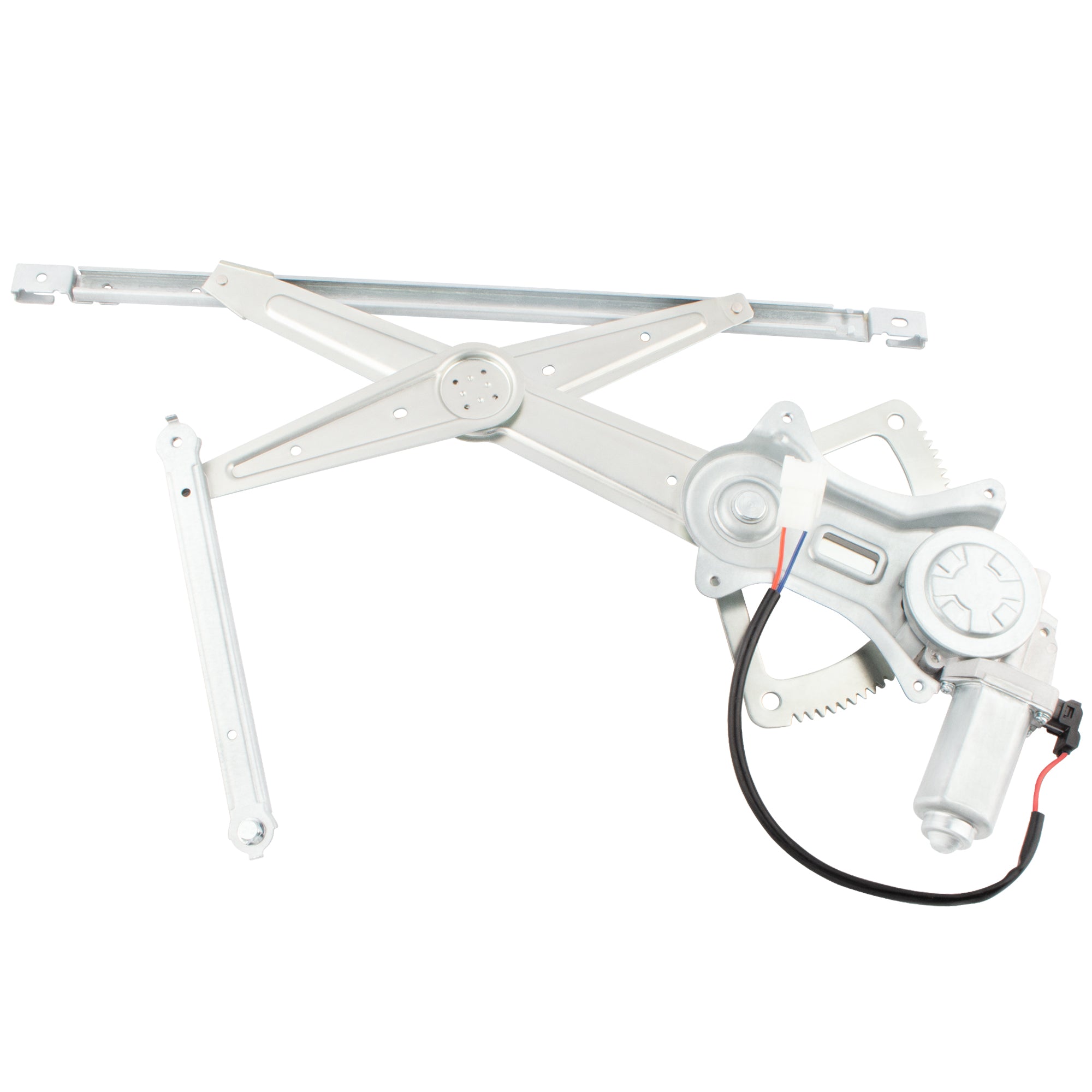 BOXI 748-227 Front Passenger Side Power Window Regulator with Motor with 2 Pin Style Connector