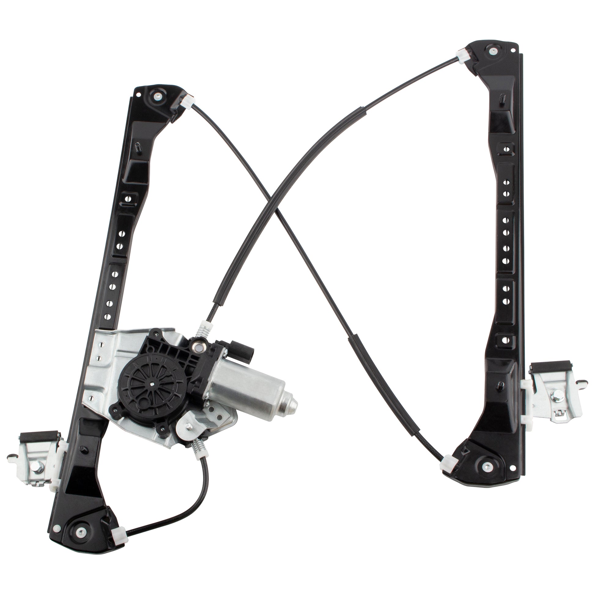 BOXI 741-877 Front Right Passenger Side Power Window Regulator with Motor Fits for Jaguar S-Type