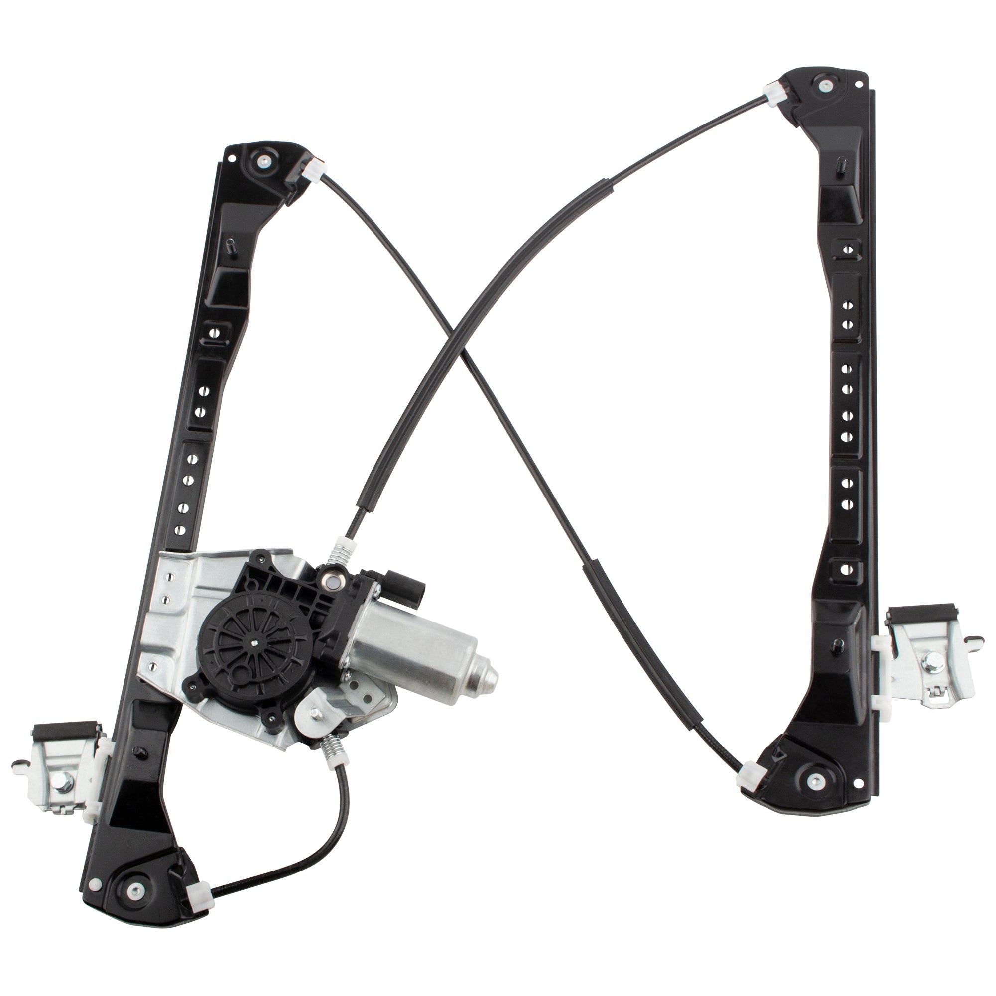 BOXI 741-877 Front Right Passenger Side Power Window Regulator with Motor Fits for Jaguar S-Type