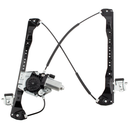 BOXI 741-877 Front Right Passenger Side Power Window Regulator with Motor Fits for Jaguar S-Type