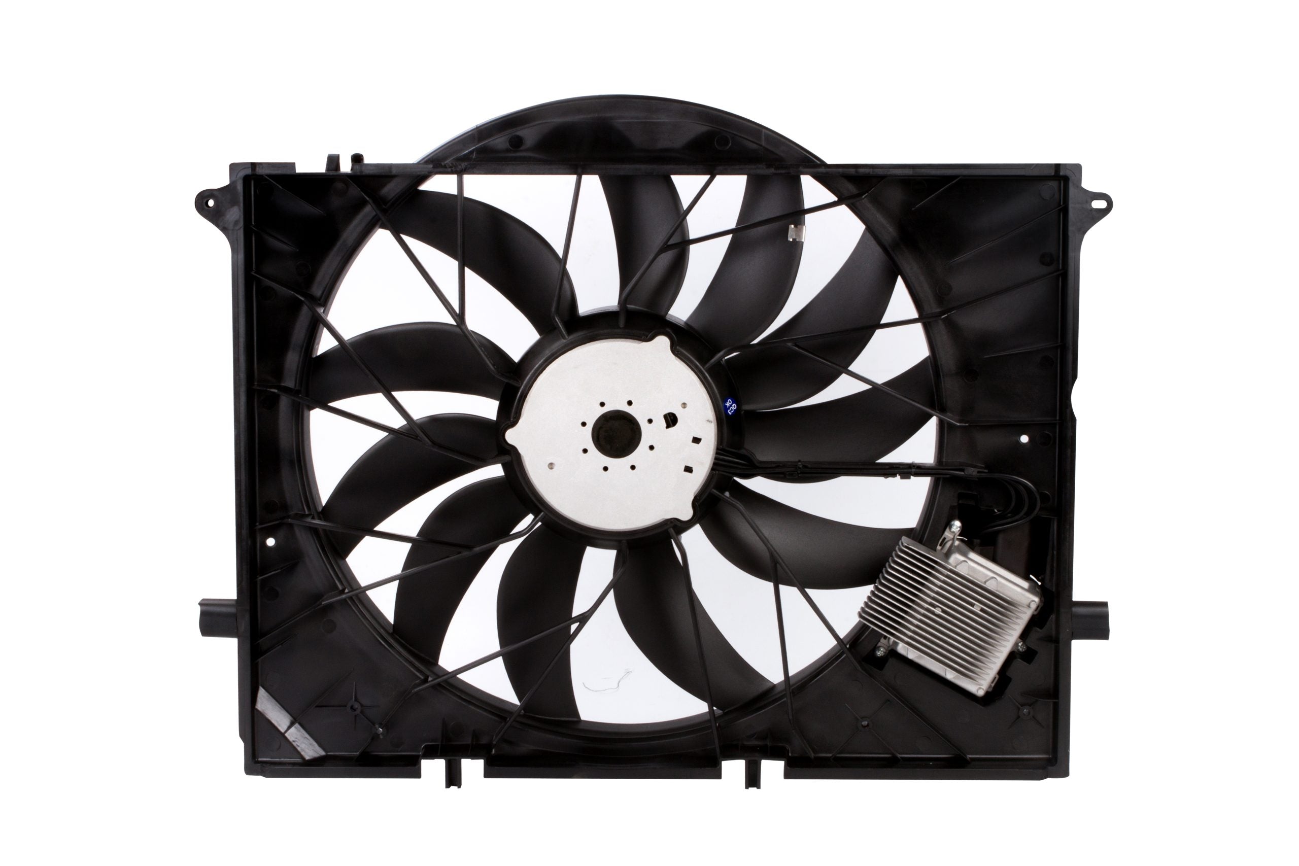BOXI Engine Cooling Fan Assembly for Mercedes Benz W220 CL55 CL600 CL65 S600 SL63 SL600 S55 SL55