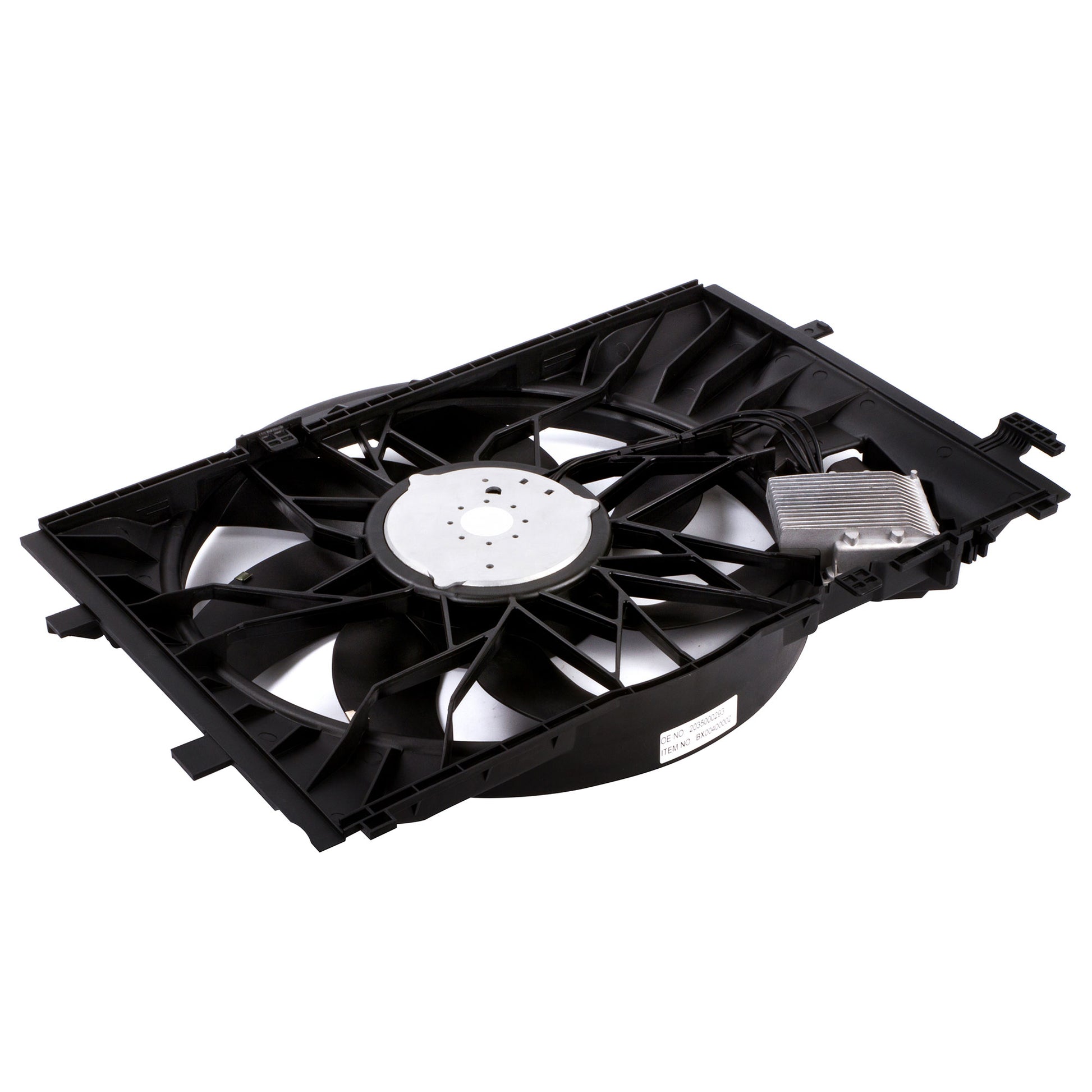 BOXI 600W Engine Cooling Fan Assembly for Mercedes Benz W203 W209 C230 C240 CLK320 2035000293 - 32 — product photo 5
