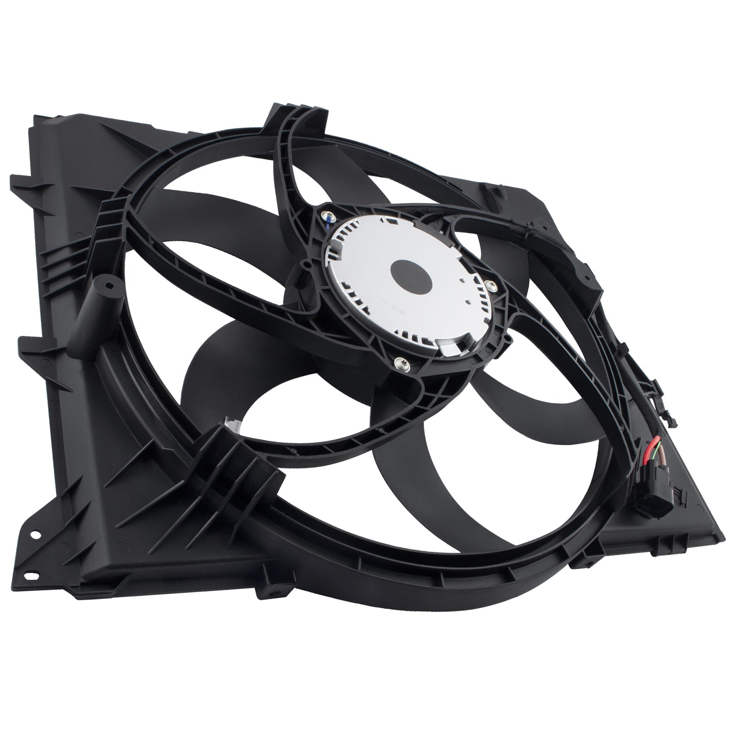 BOXI 400W Engine Cooling Fan Assembly with Auto Transmission for BMW E90 128i 325i 325xi 328i 328i — product photo 3