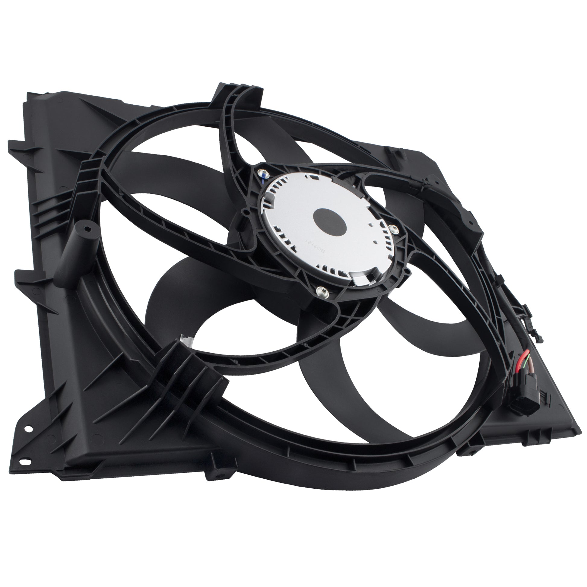 BOXI 400W Engine Cooling Fan Assembly with Auto Transmission for BMW E90 128i 325i 325xi 328i 328i — product photo 3