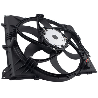 BOXI 400W Engine Cooling Fan Assembly with Auto Transmission for BMW E90 128i 325i 325xi 328i 328i — product photo 3