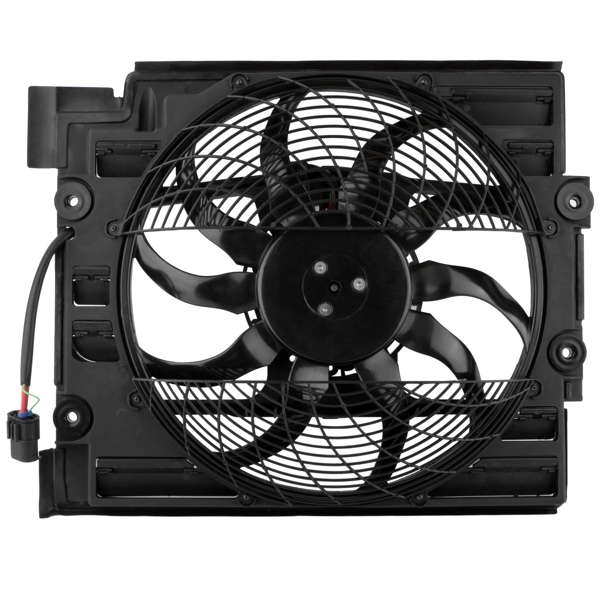 BOXI 620-904 Engine Cooling Fan Assembly Fits for BMW 5 Series E39 525i 528i 530i 540i M5 1999 2000