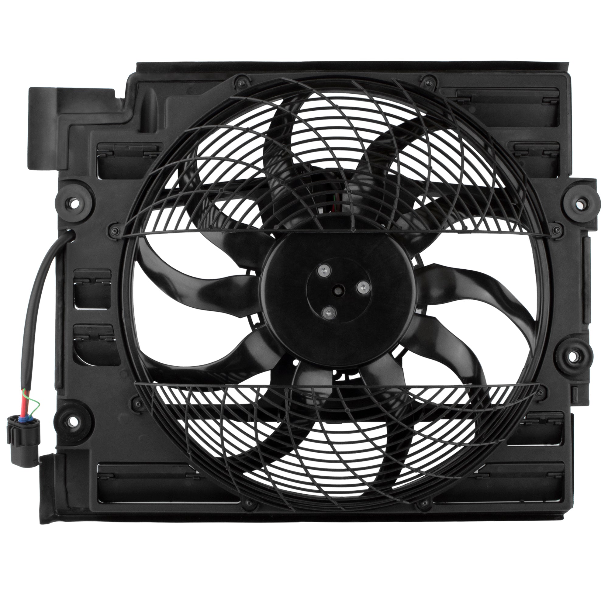 BOXI 620-904 Engine Cooling Fan Assembly Fits for BMW 5 Series E39 525i 528i 530i 540i M5 1999 2000