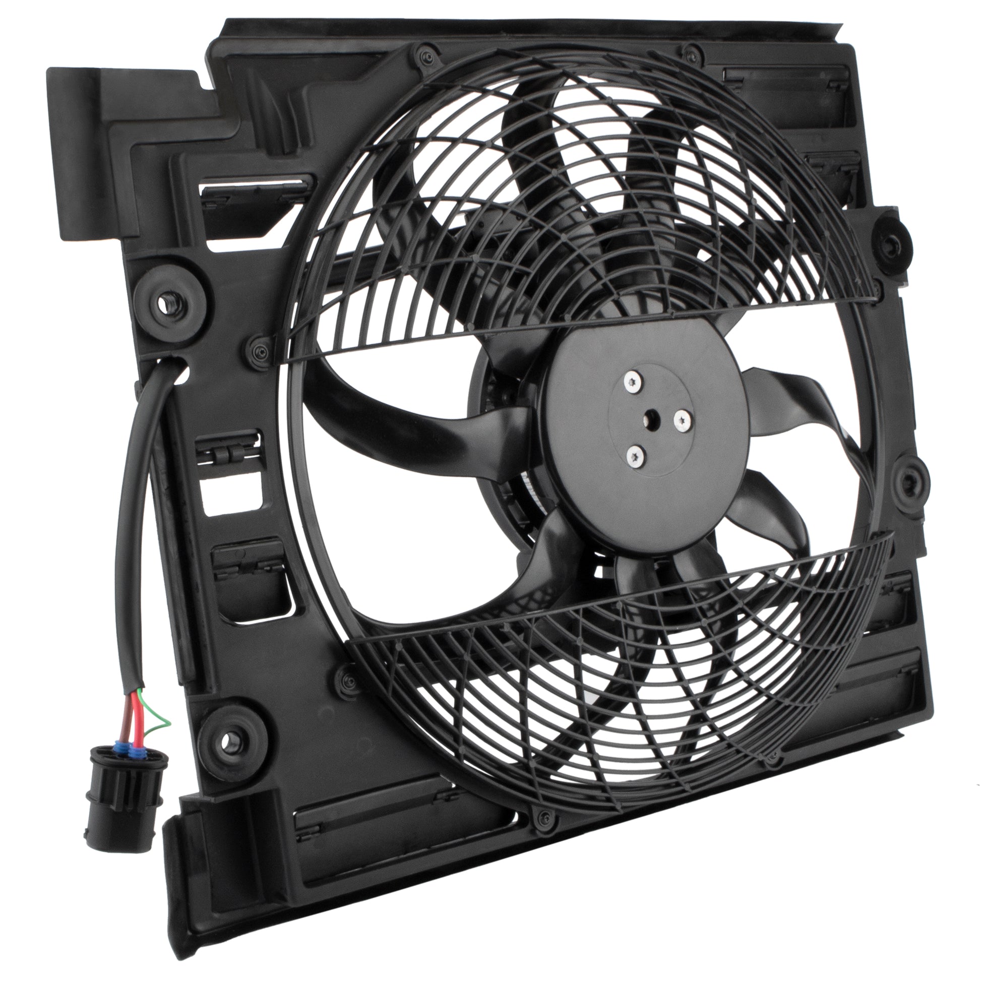 BOXI 620-904 Engine Cooling Fan Assembly Fits for BMW 5 Series E39 525i 528i 530i 540i M5 1999 2000 — product photo 3