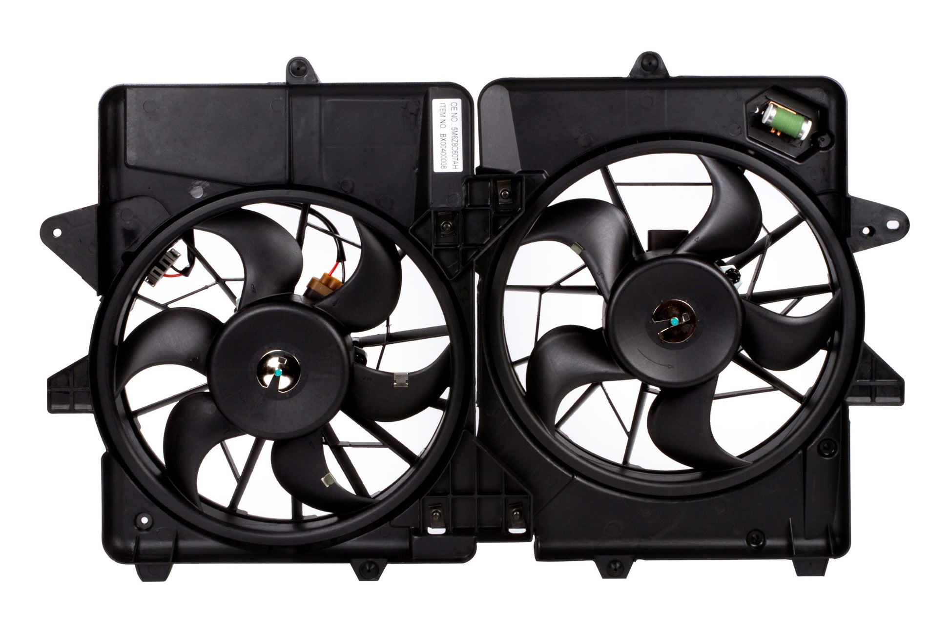 BOXI Radiator Cooling Fan Assembly Fit for Ford Escape Hybrid 2006-2012