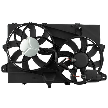 BOXI 621-392 7T4Z8C607A Dual Radiator Cooling Fan Assembly Fit for Ford Edge 2007 2008 2009 2010