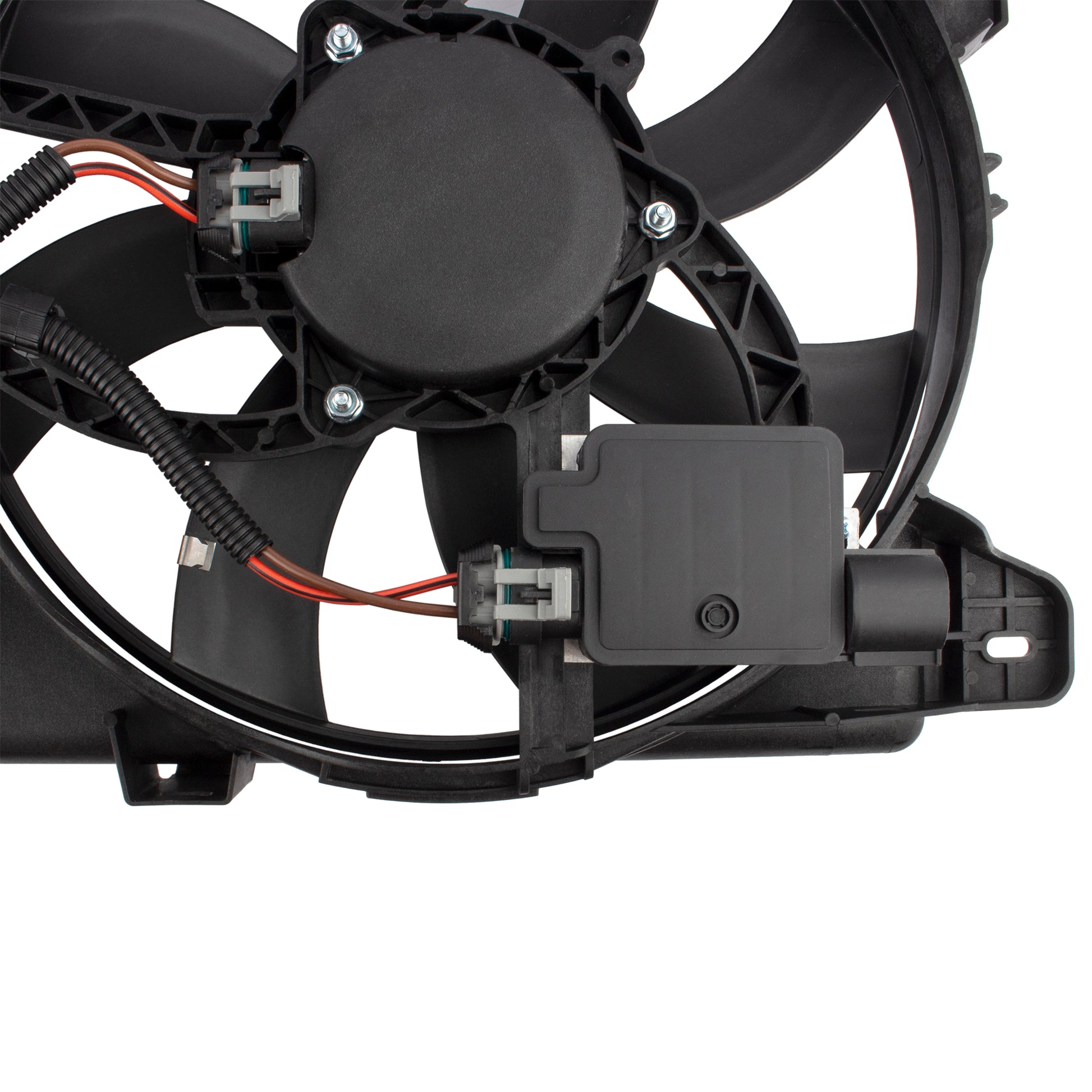 BOXI 621-392 7T4Z8C607A Dual Radiator Cooling Fan Assembly Fit for Ford Edge 2007 2008 2009 2010 — product photo 6