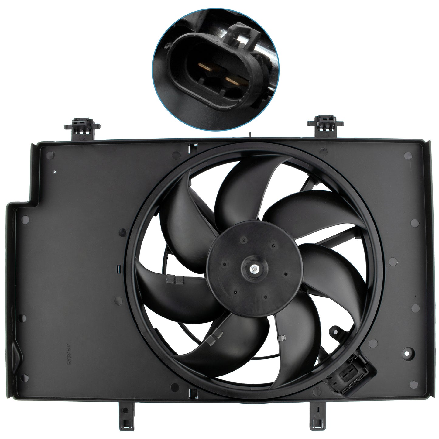 BOXI 621-503 BE8Z8C607A Engine Cooling Fan Assembly Fit for Ford Fiesta 2011-2013