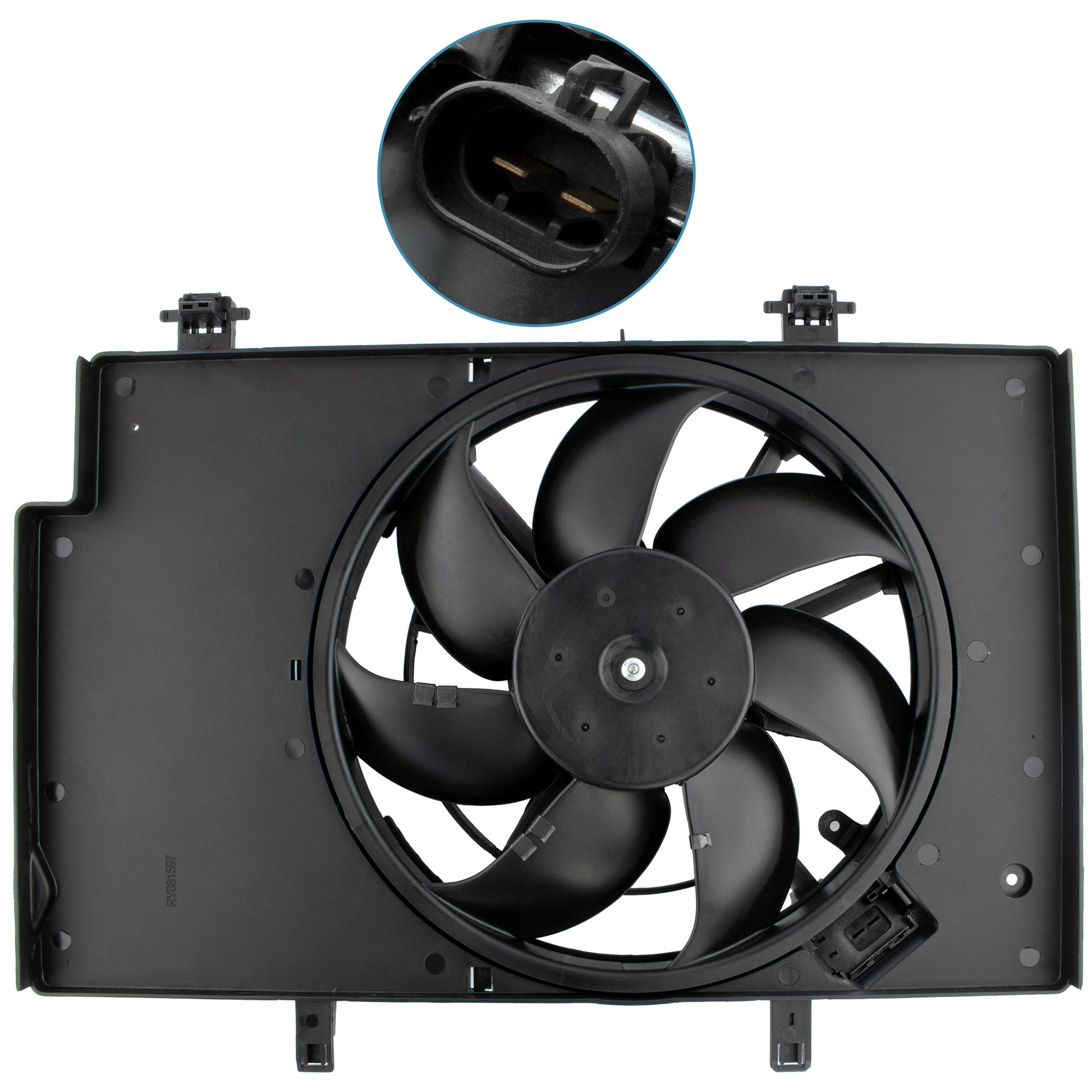 BOXI 621-503 BE8Z8C607A Engine Cooling Fan Assembly Fit for Ford Fiesta 2011-2013
