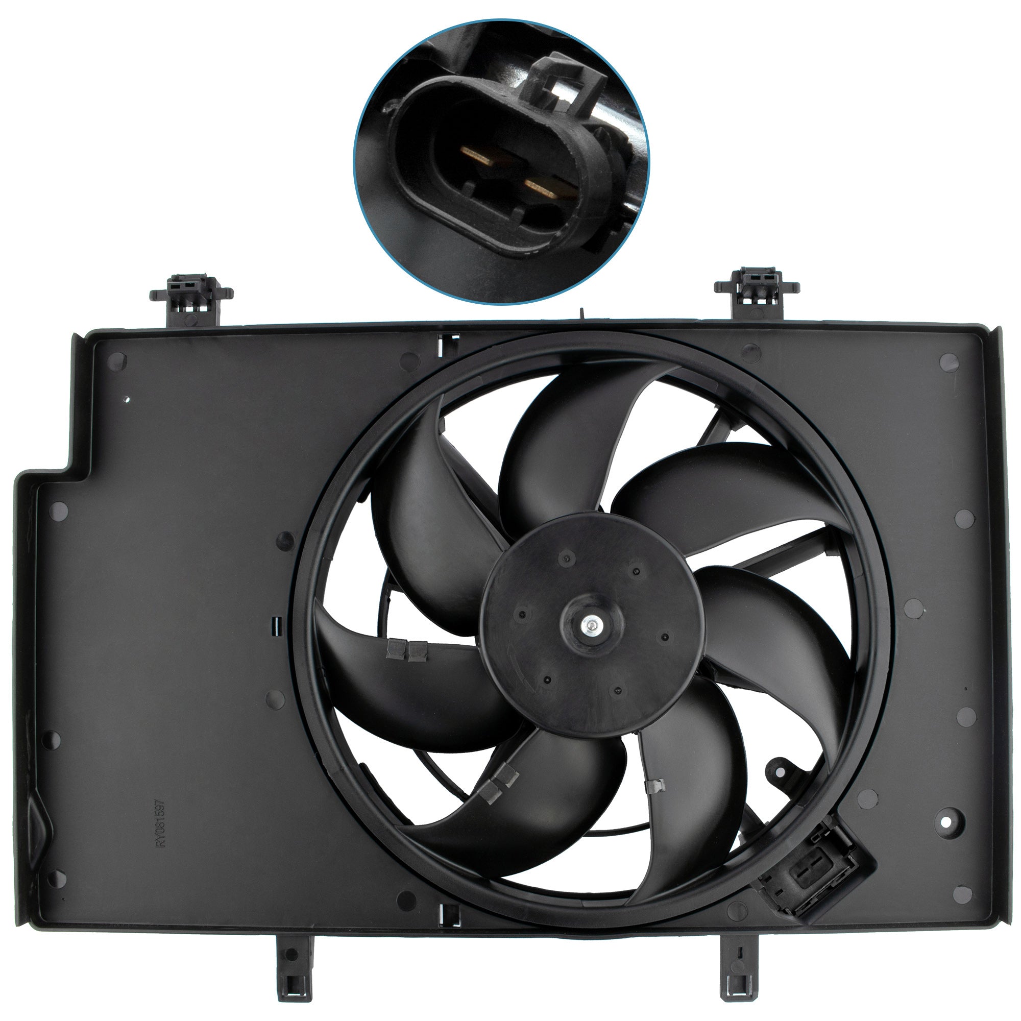 BOXI 621-503 BE8Z8C607A Engine Cooling Fan Assembly Fit for Ford Fiesta 2011-2013