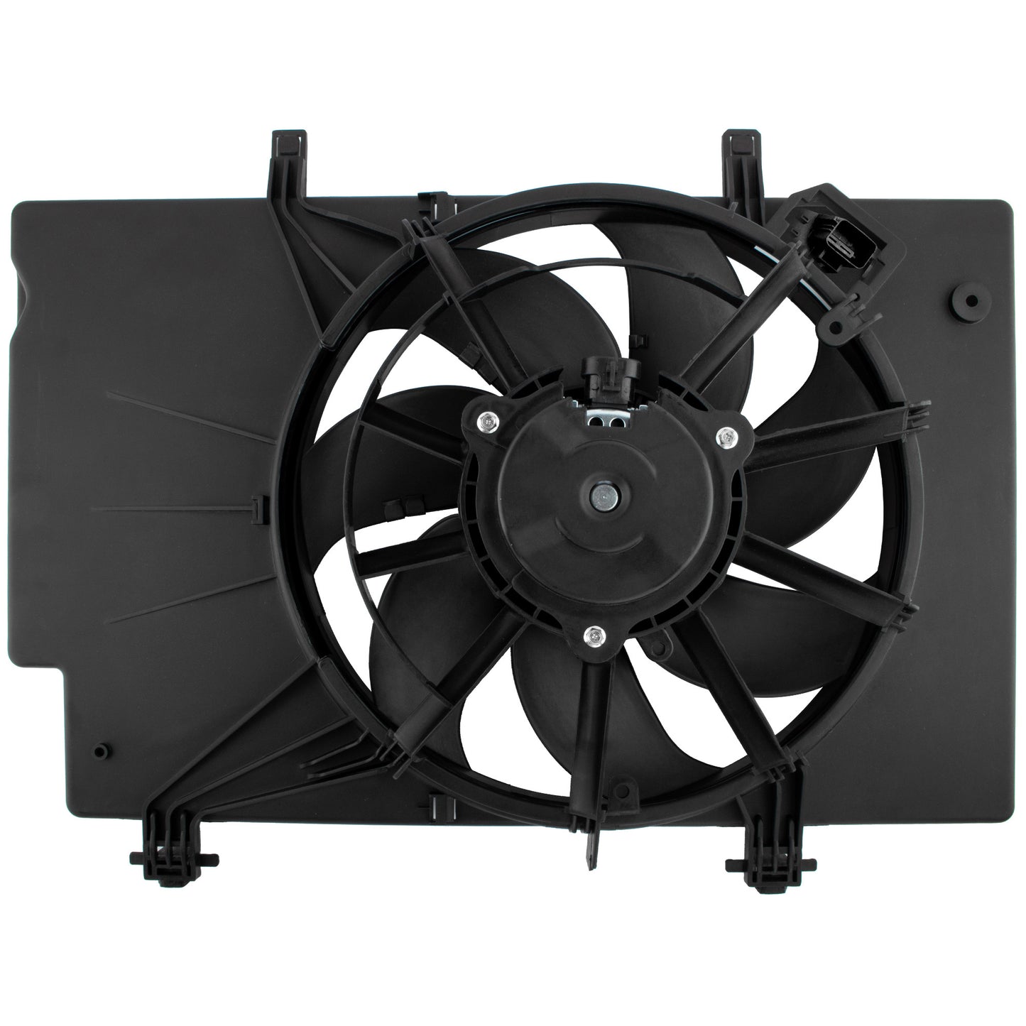 BOXI 621-503 BE8Z8C607A Engine Cooling Fan Assembly Fit for Ford Fiesta 2011-2013 — product photo 2