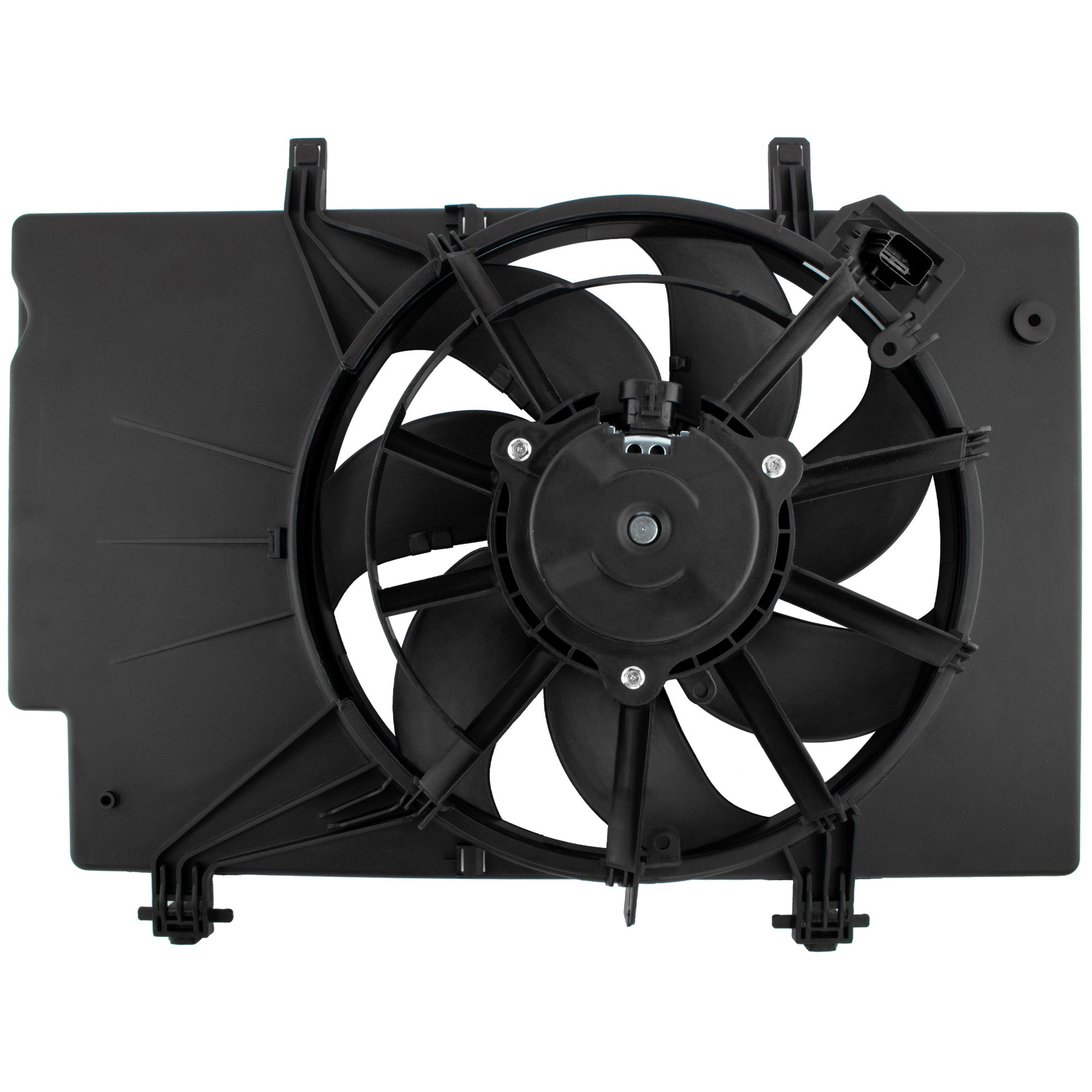BOXI 621-503 BE8Z8C607A Engine Cooling Fan Assembly Fit for Ford Fiesta 2011-2013 — product photo 2