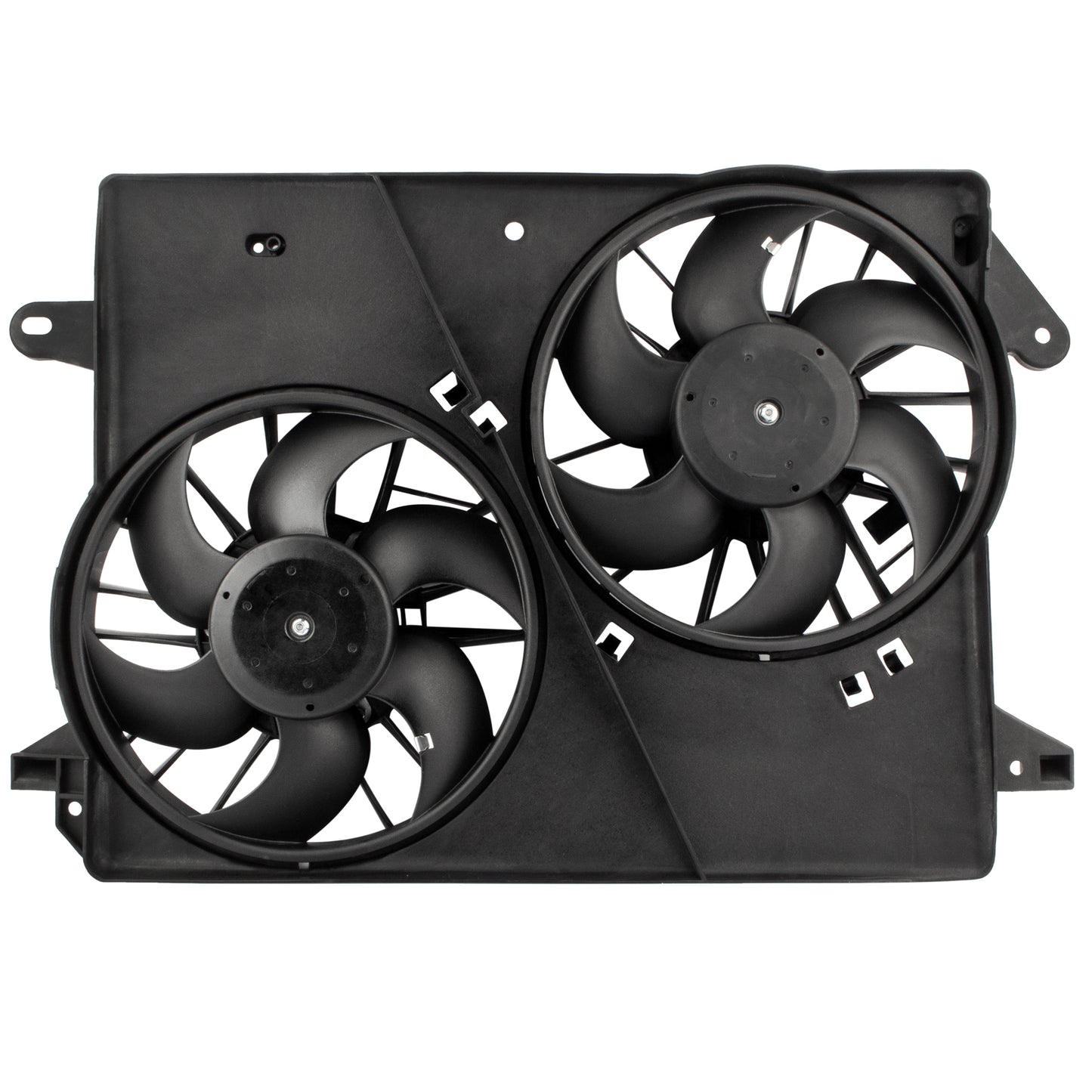 BOXI 620-039 5137714AA Dual Engine Cooling Fan Assembly Fit for Dodge Challenger 2008-2010