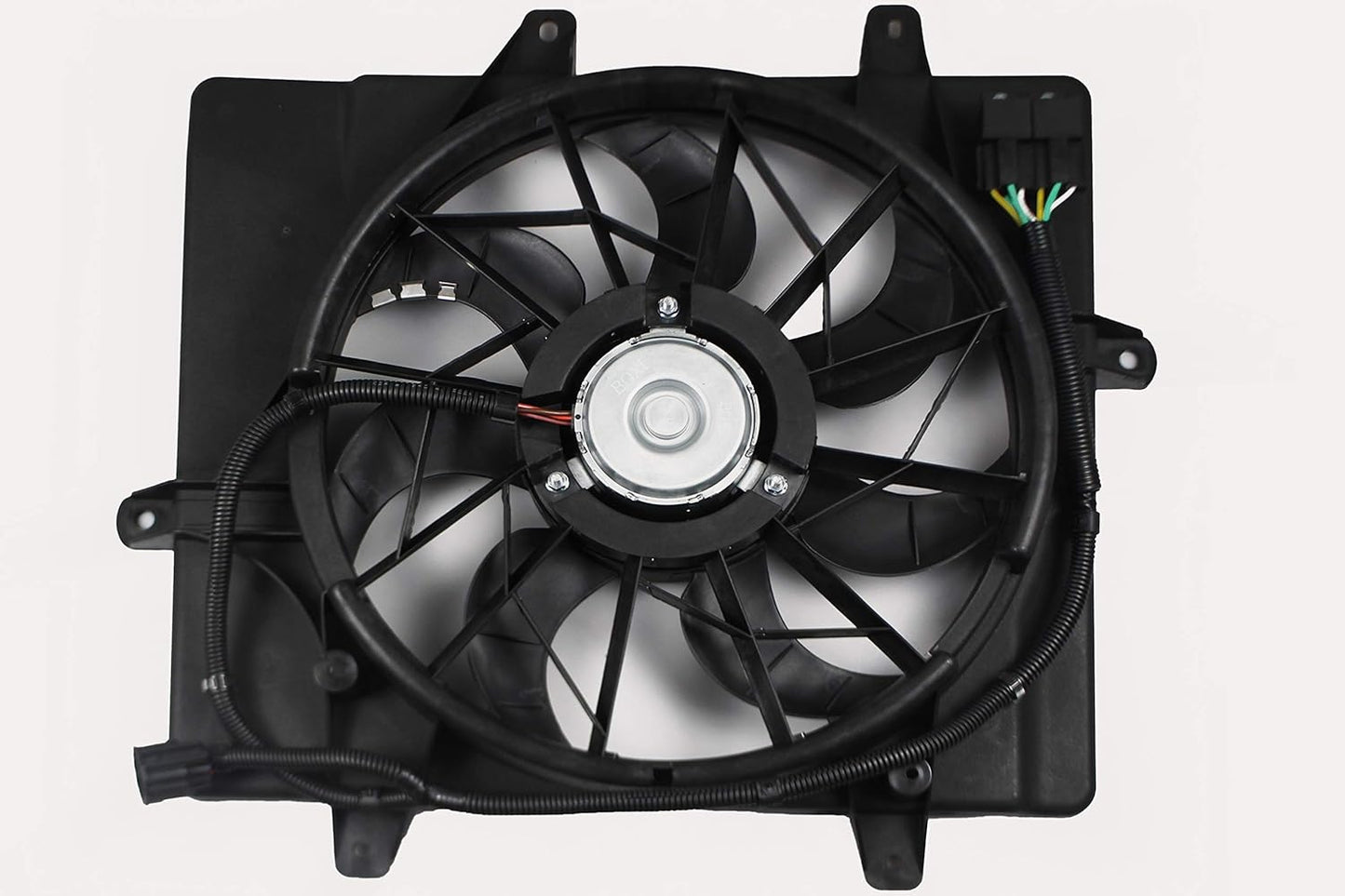 BOXI 620-052 Radiator Cooling Fan Assembly Fit for 2006 2007 2008 2009 2010 Chrysler PT Cruiser