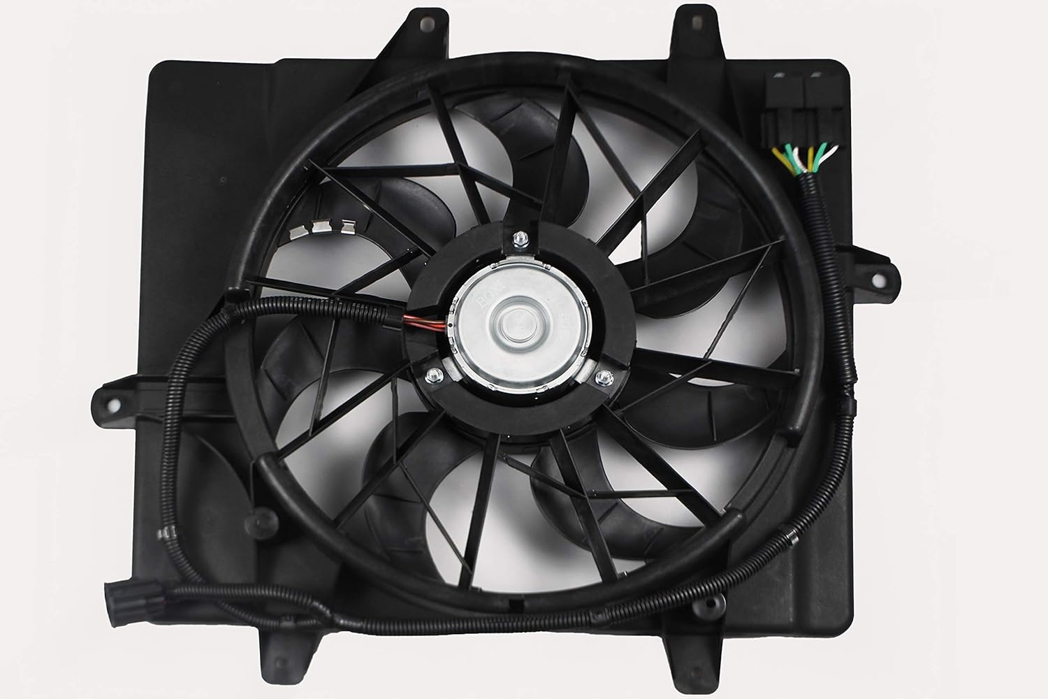 BOXI 620-052 Radiator Cooling Fan Assembly Fit for 2006 2007 2008 2009 2010 Chrysler PT Cruiser
