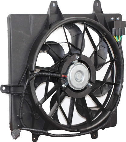 BOXI 620-052 Radiator Cooling Fan Assembly Fit for 2006 2007 2008 2009 2010 Chrysler PT Cruiser — product photo 2