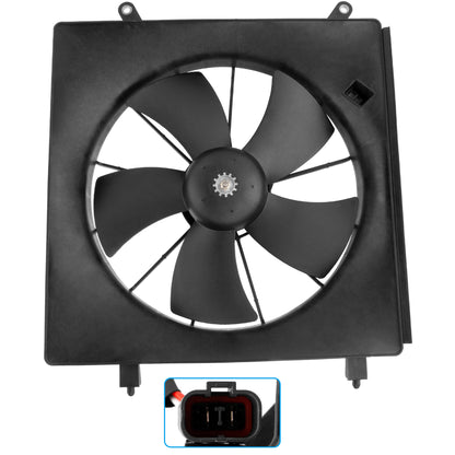 BOXI 620-232 Left/Driver Side Radiator Cooling Fan Assembly Fit for Honda CR-V 2002-2006 / Element