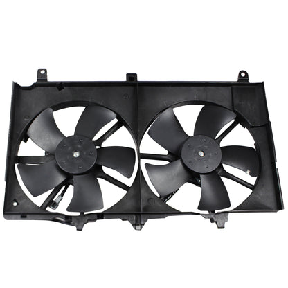 BOXI Dual Radiator A/C Condenser Cooling Fan Motor Assembly for Nissan 350Z 2003 2004 2005 2006 — product photo 3