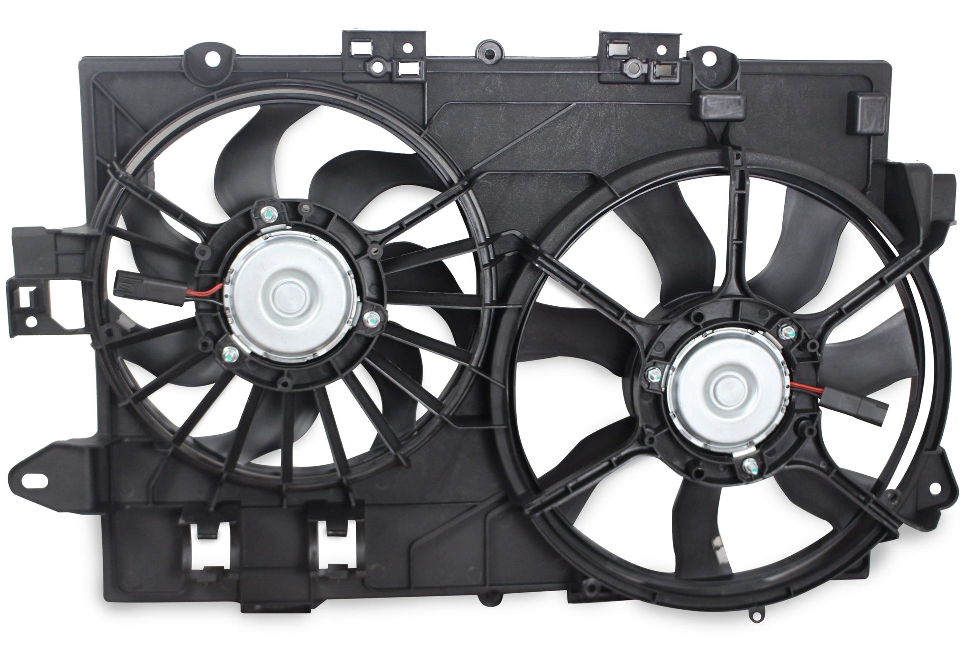BOXI 621-052 Dual Radiator Cooling Fan Assembly Fit for 2006 2007 2008 for Chevy Equinox