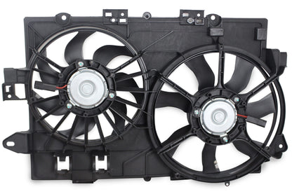 BOXI 621-052 Dual Radiator Cooling Fan Assembly Fit for 2006 2007 2008 for Chevy Equinox