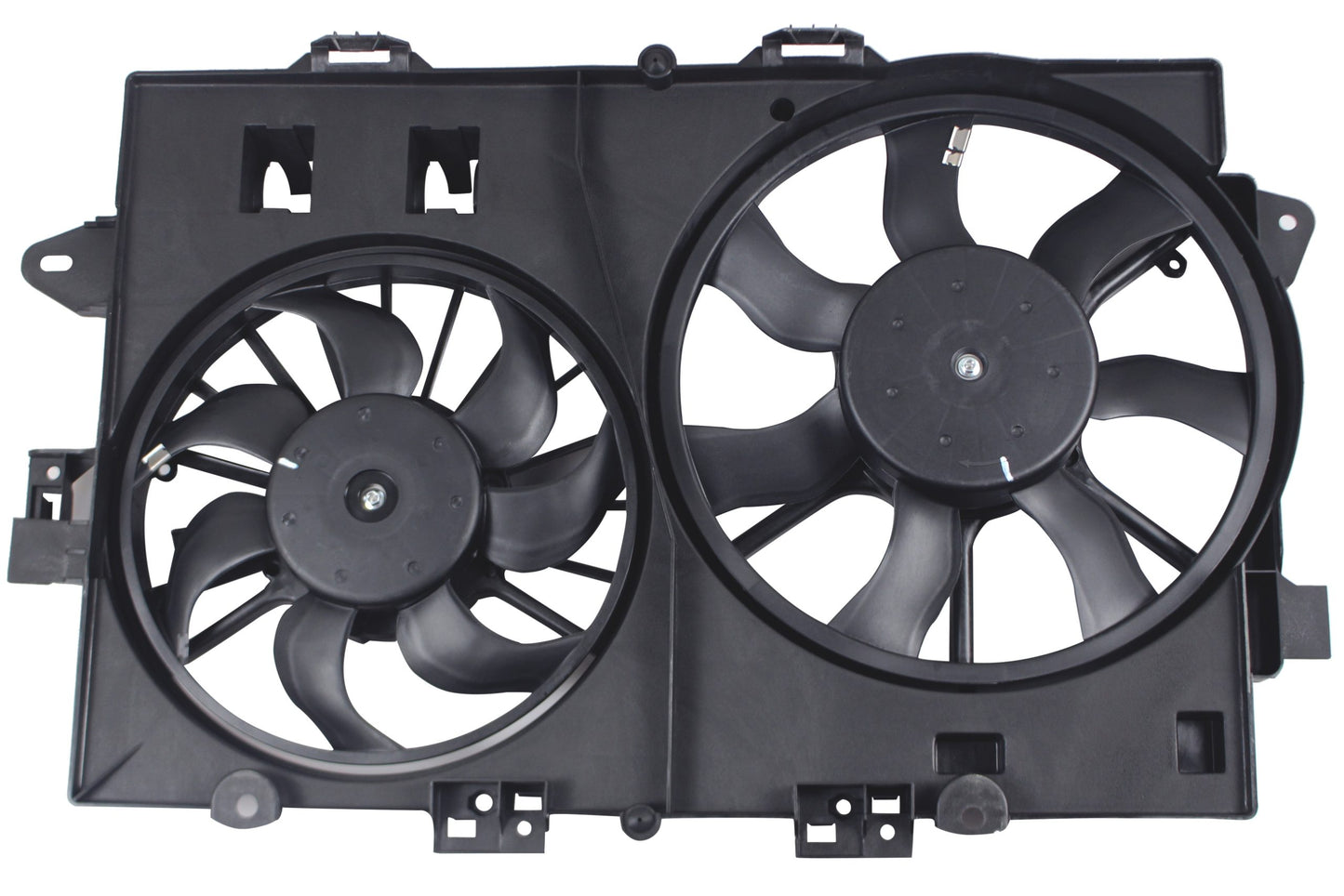 BOXI 621-052 Dual Radiator Cooling Fan Assembly Fit for 2006 2007 2008 for Chevy Equinox — product photo 2