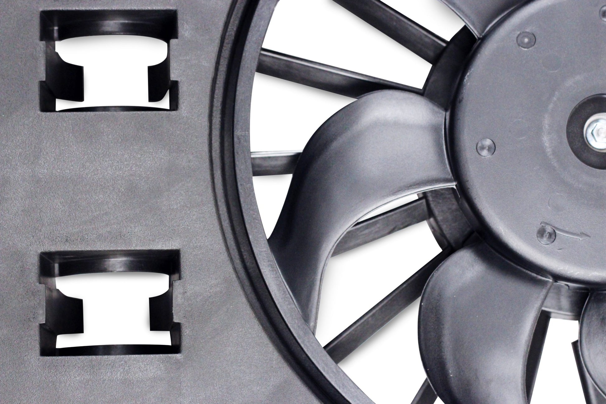 BOXI 621-052 Dual Radiator Cooling Fan Assembly Fit for 2006 2007 2008 for Chevy Equinox — product photo 3