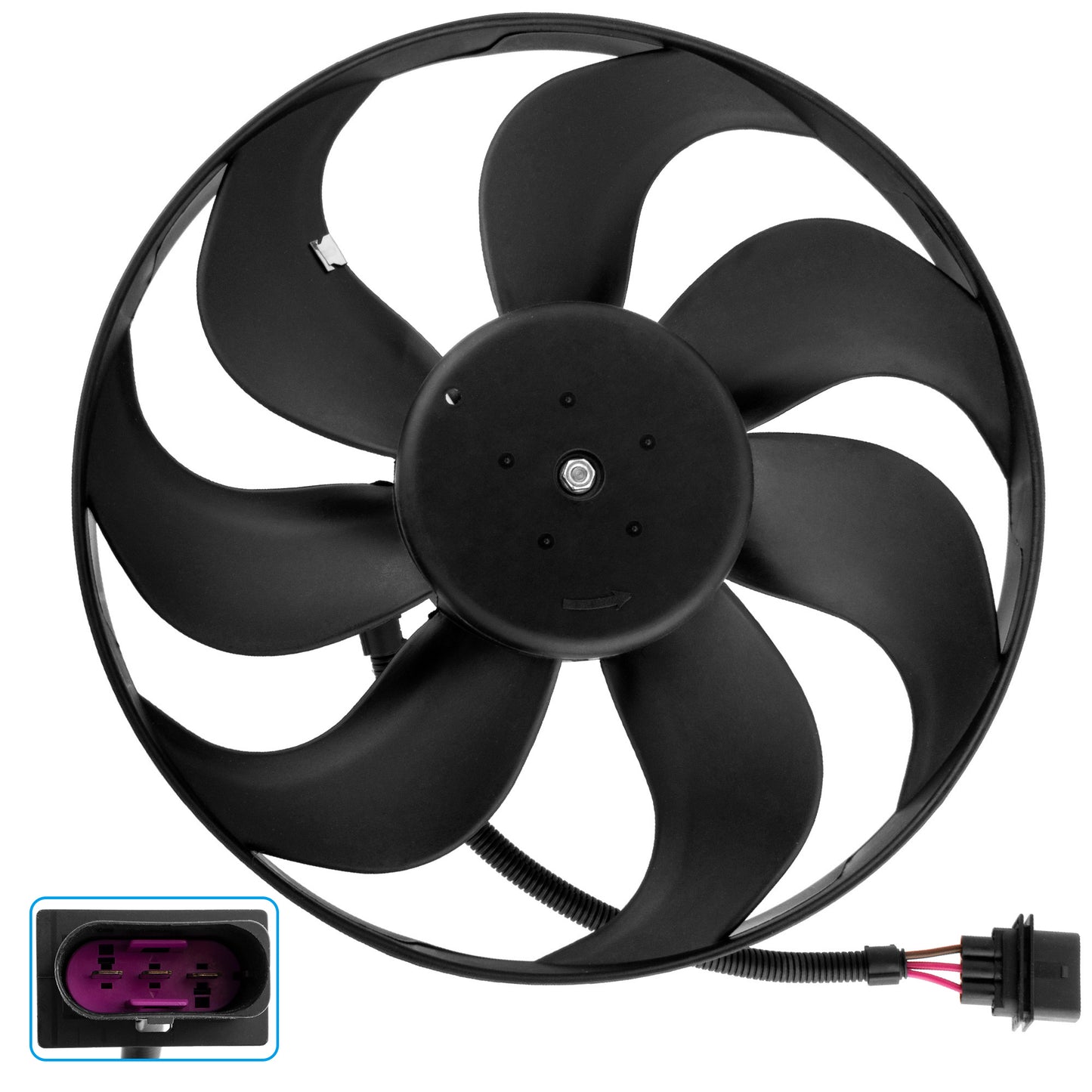 BOXI 620-799 Engine Cooling Left Side Fan Motor for T-T 2000-2002