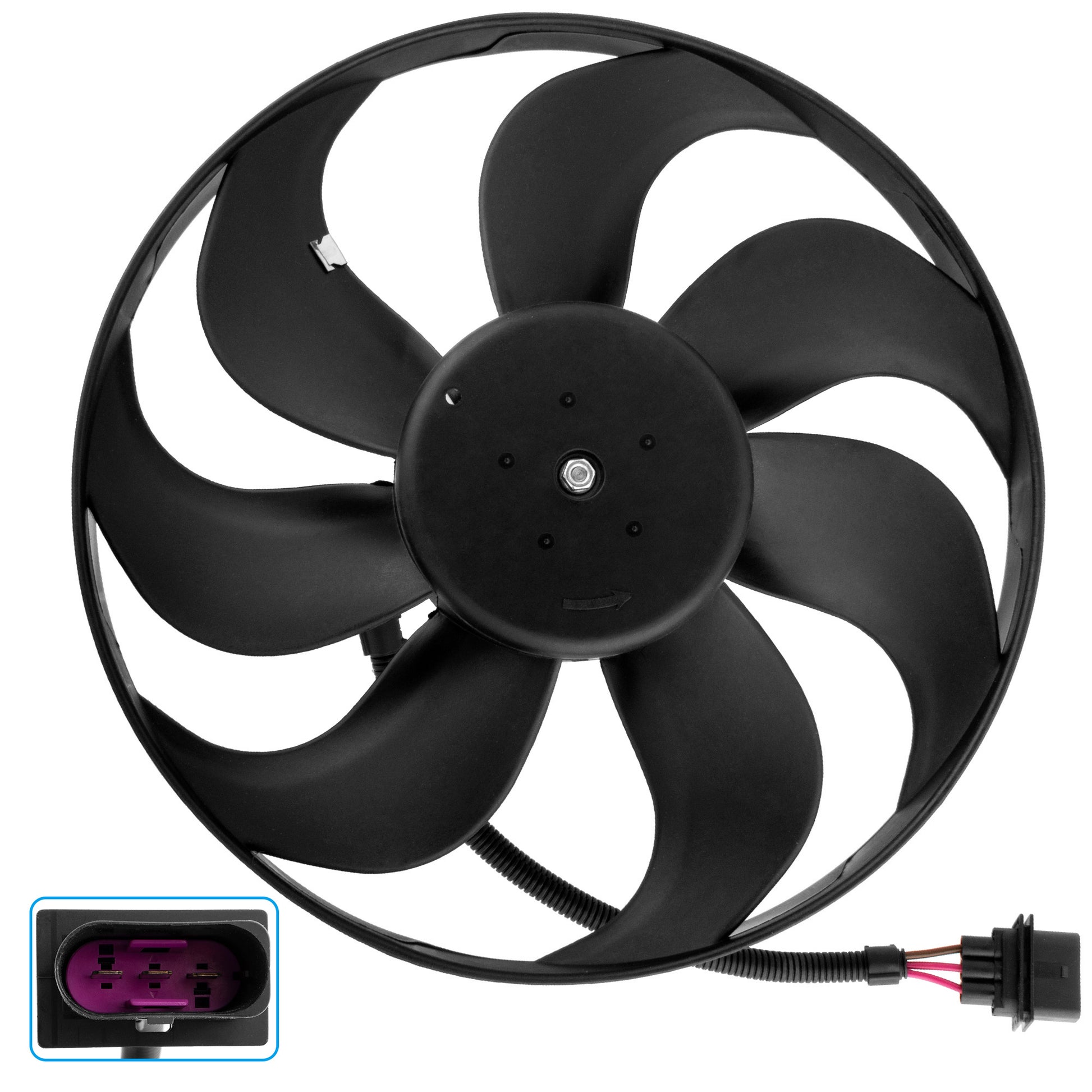 BOXI 620-799 Engine Cooling Left Side Fan Motor for T-T 2000-2002
