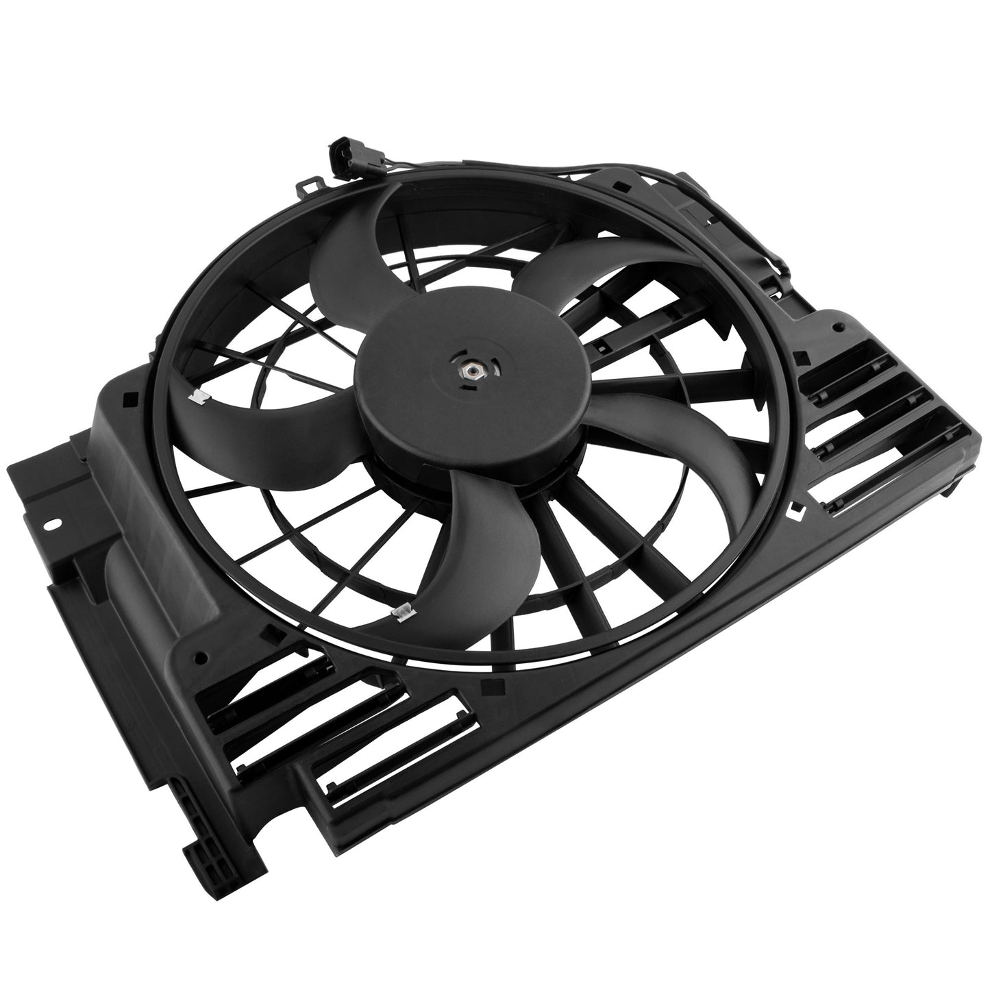 BOXI A/C Condenser Cooling Fan Assembly Fits for BMW E53 X5 2000 2001 2002 2003 2004 2005 2006 — product photo 4