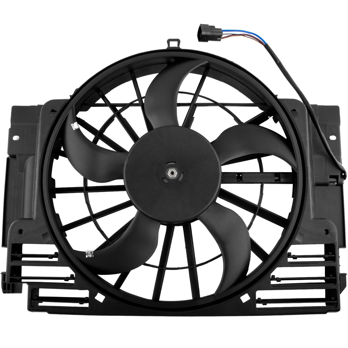 BOXI A/C Condenser Cooling Fan Assembly Fits for BMW E53 X5 2000 2001 2002 2003 2004 2005 2006 — product photo 5