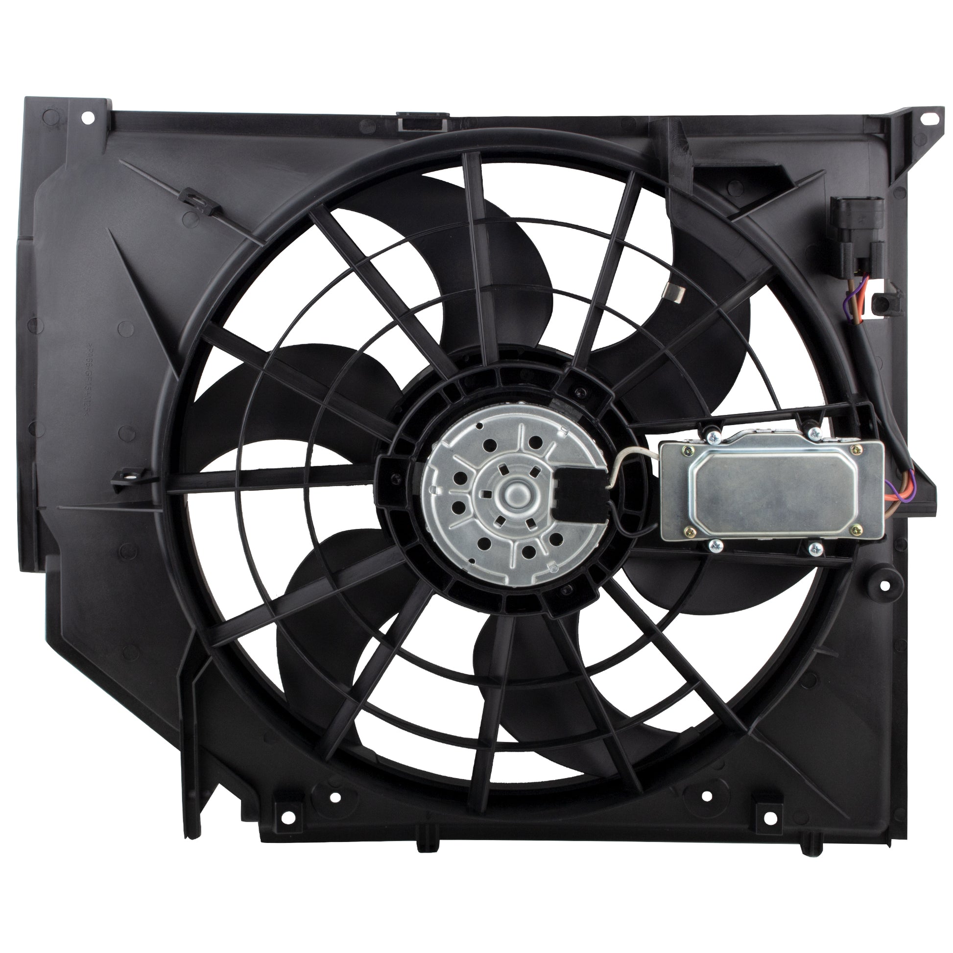 BOXI 621-199 Radiator Cooling Fan Assembly Fit for BMW E46 3-Series 1999-2005 320i 323Ci 323i 325Ci