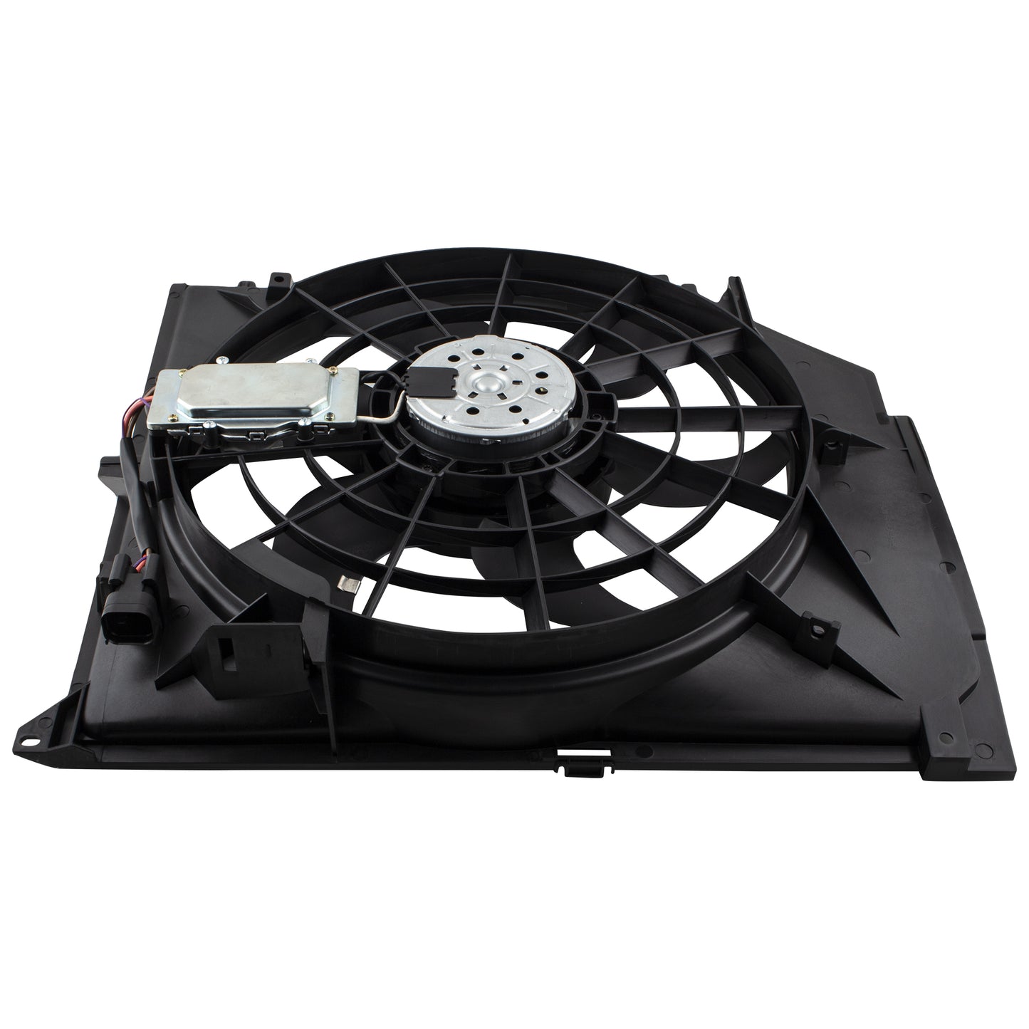 BOXI 621-199 Radiator Cooling Fan Assembly Fit for BMW E46 3-Series 1999-2005 320i 323Ci 323i 325Ci — product photo 4
