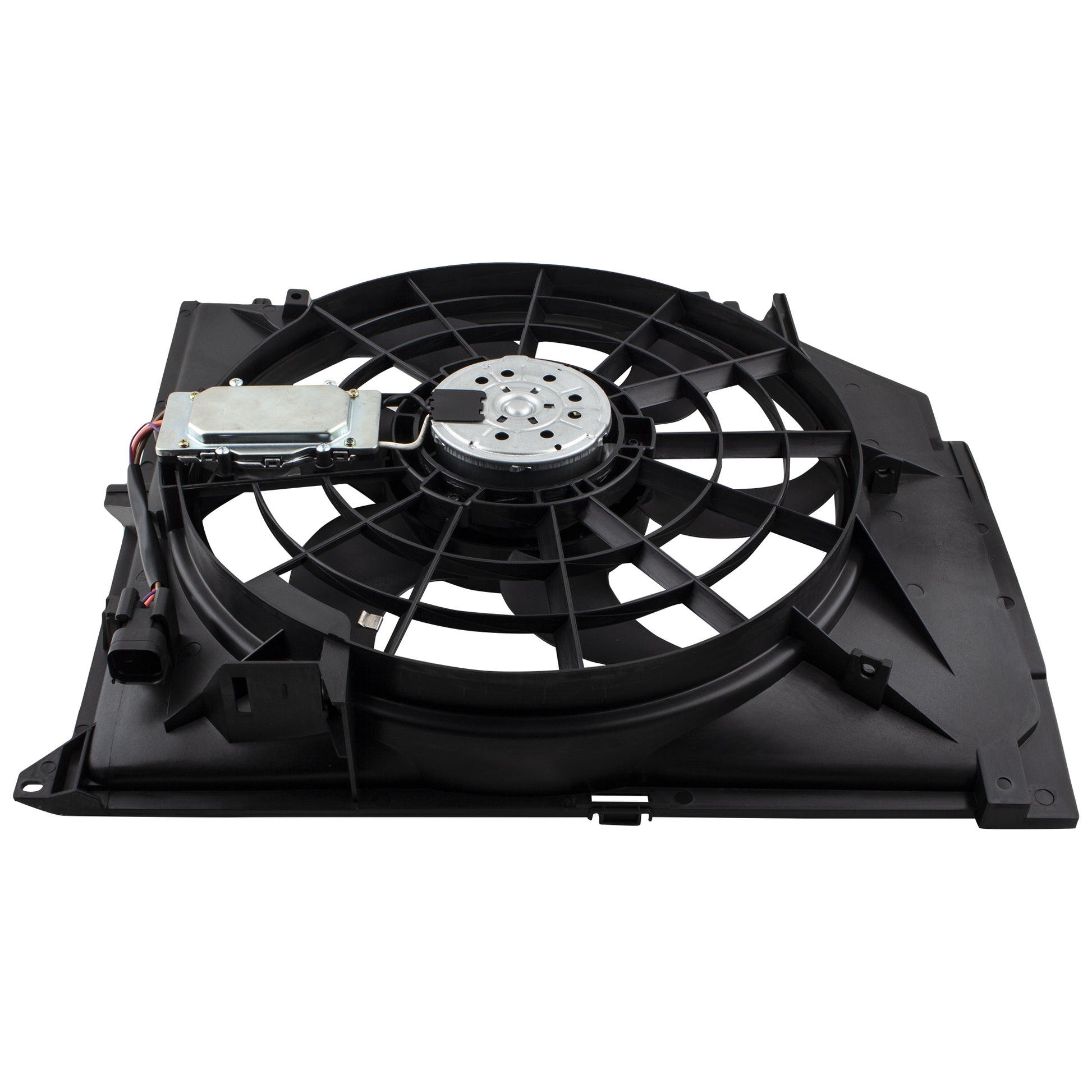 BOXI 621-199 Radiator Cooling Fan Assembly Fit for BMW E46 3-Series 1999-2005 320i 323Ci 323i 325Ci — product photo 4