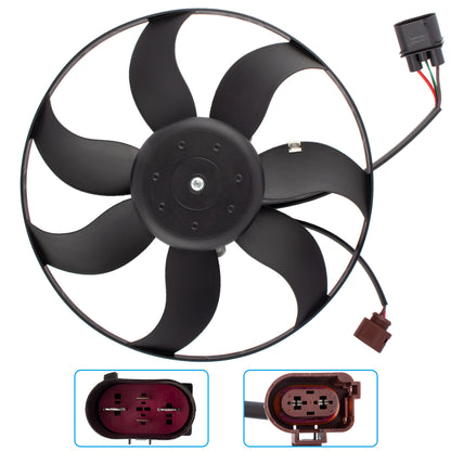 BOXI 1K0959455DL Left Side Engine Cooling Fan Motor Fits for A-3 T-T