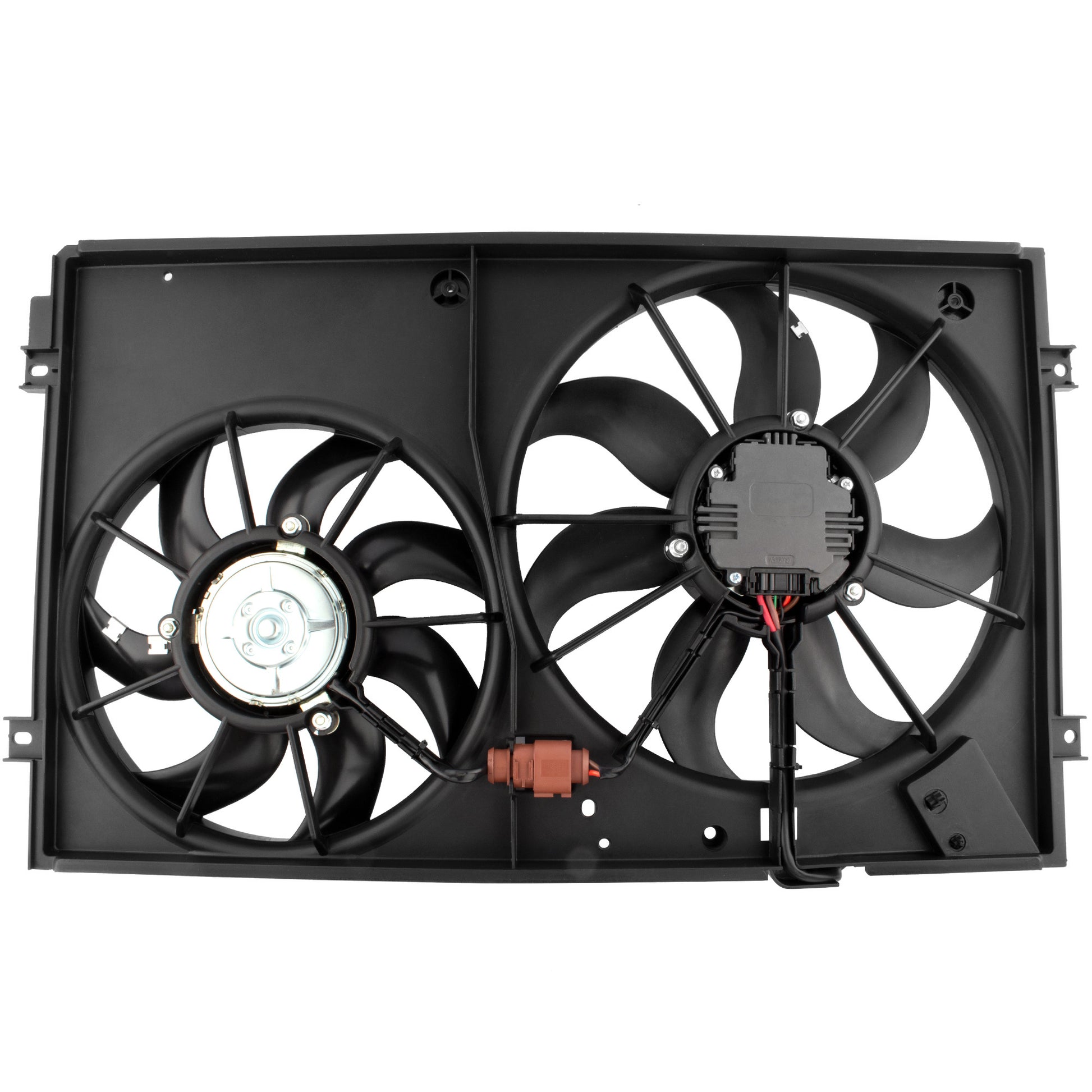 BOXI Engine Radiator Dual Cooling Fan Assembly Fits for Volkswagen Beetle 2012-2013 — product photo 2