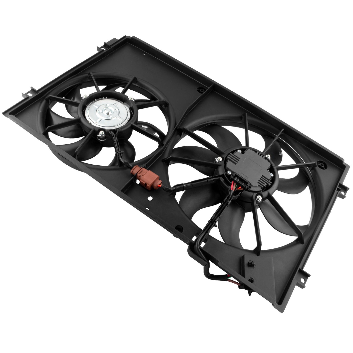 BOXI Engine Radiator Dual Cooling Fan Assembly Fits for Volkswagen Beetle 2012-2013 — product photo 4