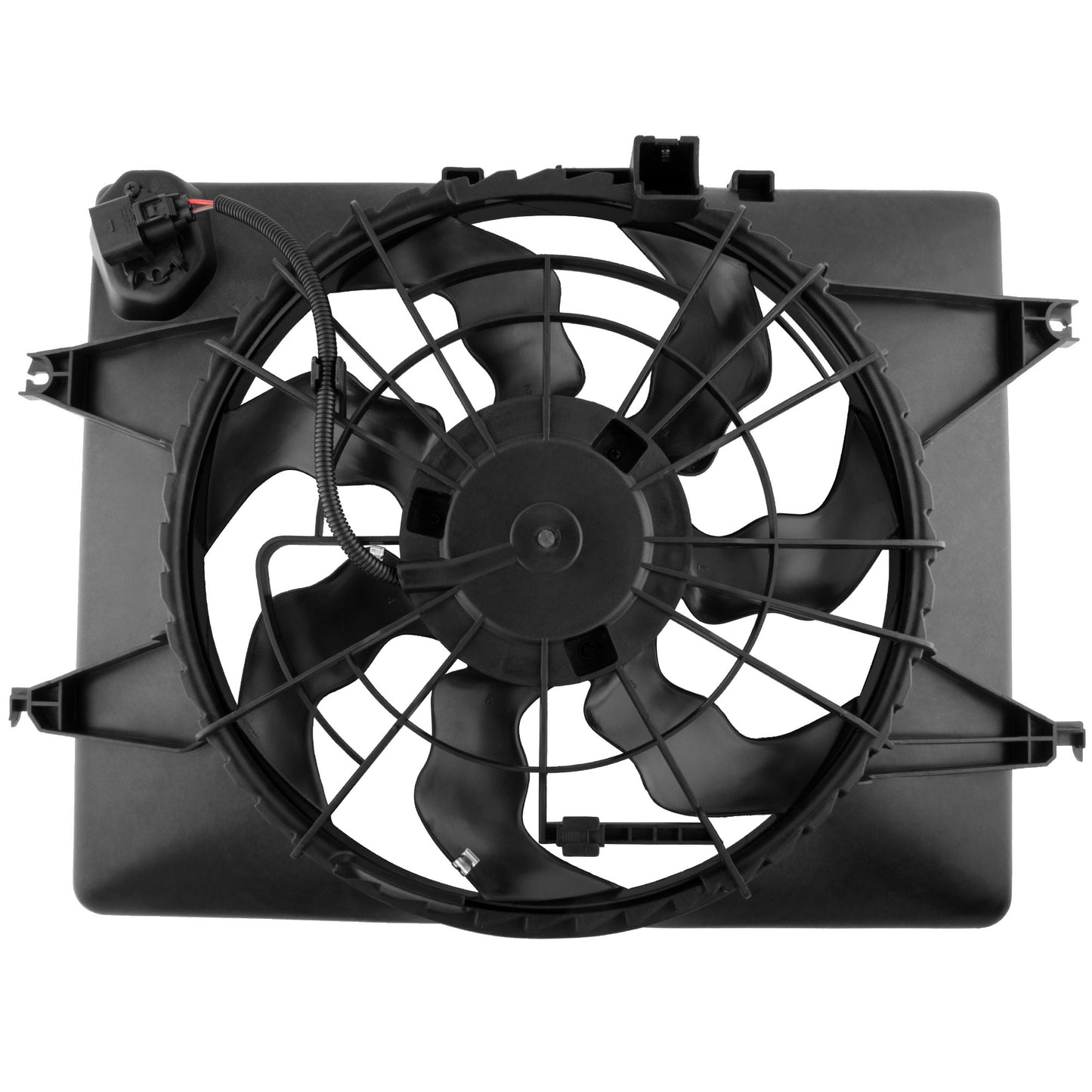 BOXI Engine Cooling Fan Assembly Fit for Hyundai Sonata 2011 2012 2.4L — product photo 2
