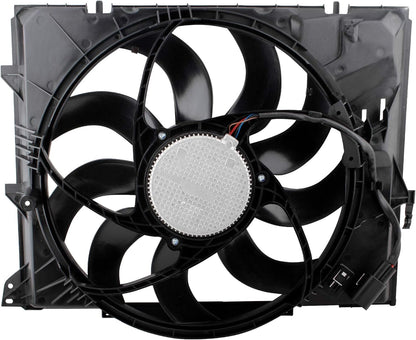 BOXI Radiator Cooling Fan Assembly for BMW 2008-13 128i Convertible — product photo 2